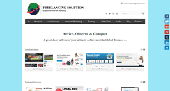 Desktop Screenshot of freelancingsolution.com